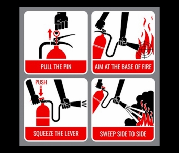 How to use fire extinguisher 